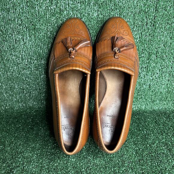 Allen Edmonds Bridgeton Kilt Tassel Loafers Dress Shoes Mens 10.5 D main image 4